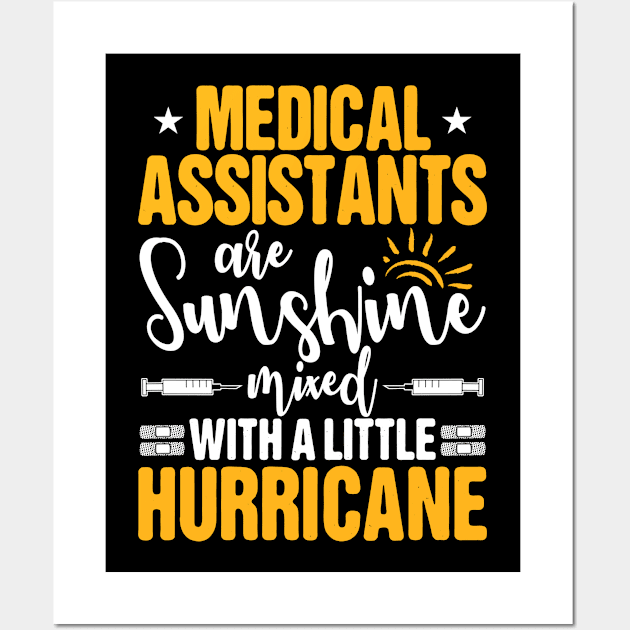 Medical Assistant Healthcare Assistant Gift Wall Art by Krautshirts